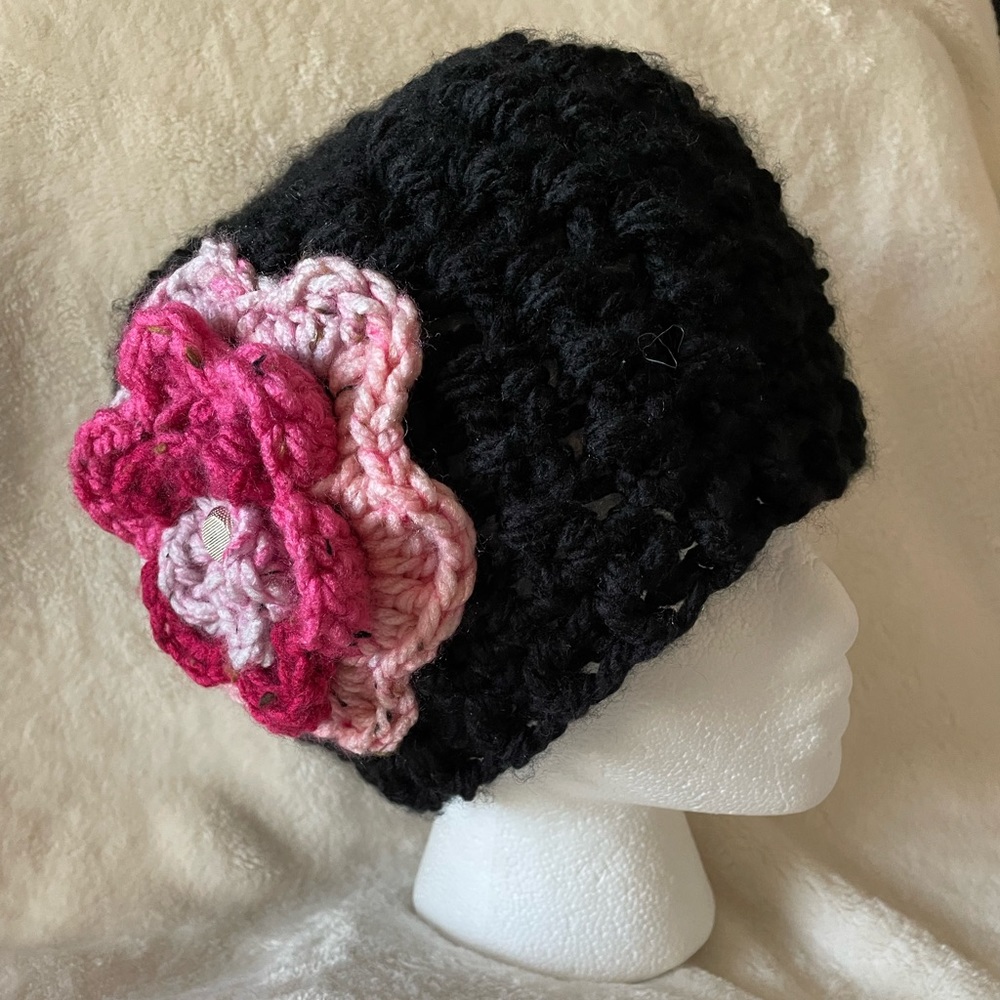 **SALE-** Cloche hat with flower